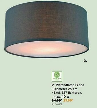 Plafondlamp fenna