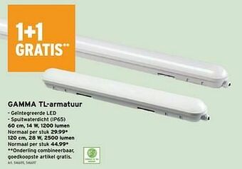 GAMMA Gamma tl-armatuur aanbieding
