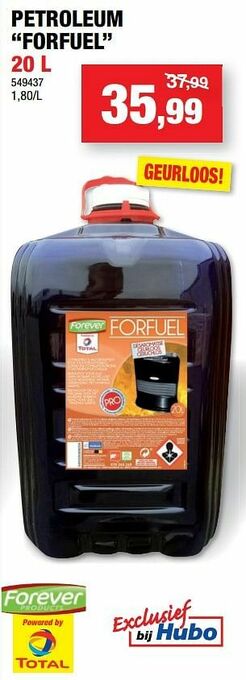 Hubo Petroleum forfuel aanbieding