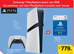 Carrefour PS5-console Pro Digital 2 TB + 1 controller inbegrepen aanbieding