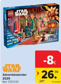 Carrefour Star Wars Adventskalender 2025 aanbieding