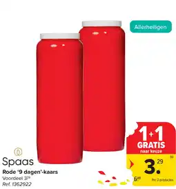 Carrefour Rode '9 dagen'-kaars aanbieding