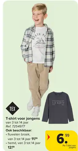Carrefour T-shirt voor jongens aanbieding