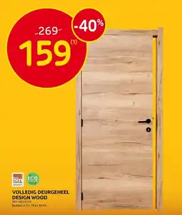 Brico Volledig Deurgeheel Design Wood aanbieding