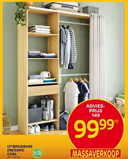 Brico Uitbreidbare Dressing Goal aanbieding