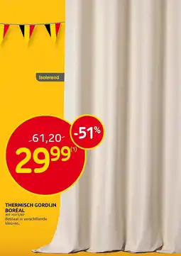 Brico Thermisch Gordijn Boréal aanbieding