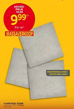 Brico Vloertegel Stone aanbieding