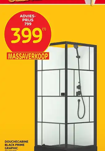 Douchecabine Black Prime Graphic