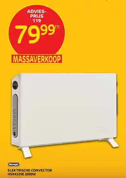 Brico Elektrische Convector Hsx4320e 2000 w aanbieding