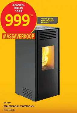 Brico Pelletkachel Tratto 9 Kw aanbieding
