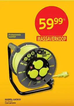 Brico Haspel Luceco aanbieding