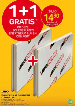 Brico Isolatieplaat Enertherm Comfort Tg aanbieding