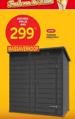 Brico Tuinhuis Essentials aanbieding