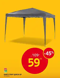 Brico Partytent Quick Up aanbieding