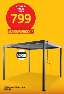 Brico Massaverkoop Overkapping Essenza aanbieding