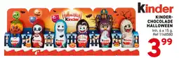 Trafic Kinder Chocolade Halloween aanbieding