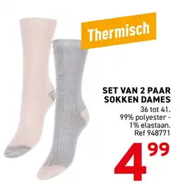 Trafic Set Van 2 Paar Sokken Dames aanbieding