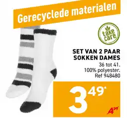 Trafic Set van 2 Paar Sokken Dames aanbieding