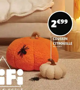 Coussin Citrouille