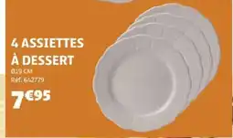 GiFi 4 Assiettes à Dessert aanbieding