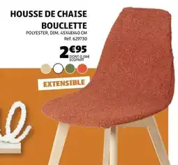 GiFi Housse De Chaise Bouclette aanbieding