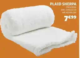 GiFi Plaid Sherpa aanbieding