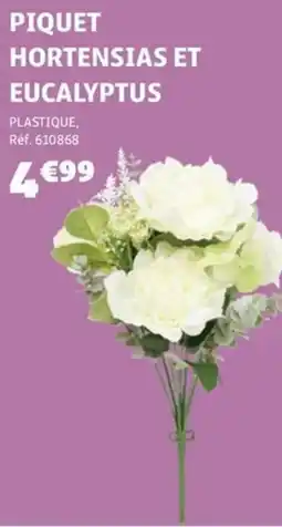 GiFi Piquet Hortensias et Eucalyptus aanbieding