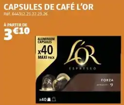 GiFi Capsules De Café L'Or aanbieding
