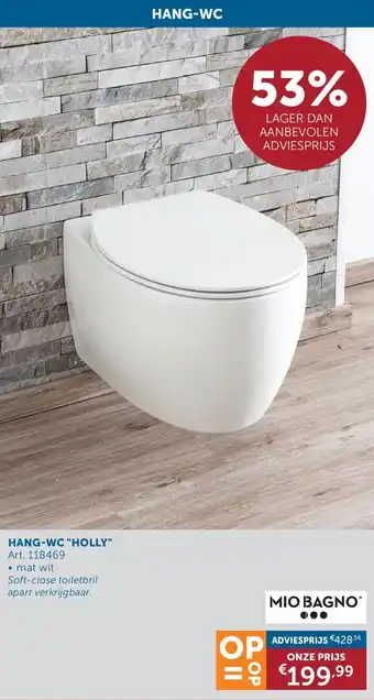 Zelfbouwmarkt Hang WC Holly aanbieding