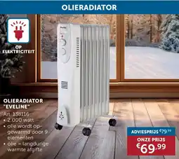 Zelfbouwmarkt Olieradiator Eveline aanbieding