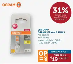 Zelfbouwmarkt Led Lamp Osram aanbieding