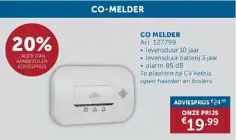 Zelfbouwmarkt Co-melder aanbieding