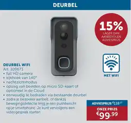 Zelfbouwmarkt Deurbel WiFi aanbieding