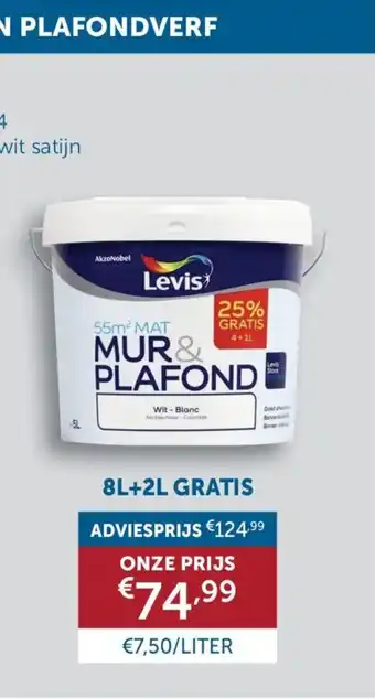 Levis Muur en Plafondverf