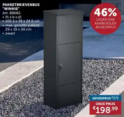 Zelfbouwmarkt Pakketbrievenbus Winnie aanbieding
