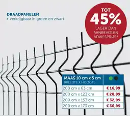 Zelfbouwmarkt Draadpanelen aanbieding