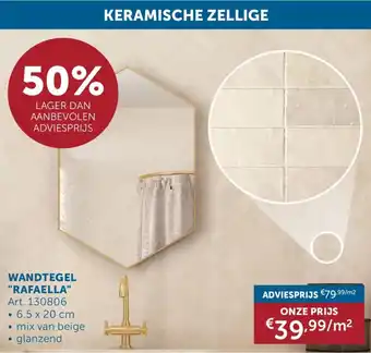 Zelfbouwmarkt Wandtegel Rafaella aanbieding