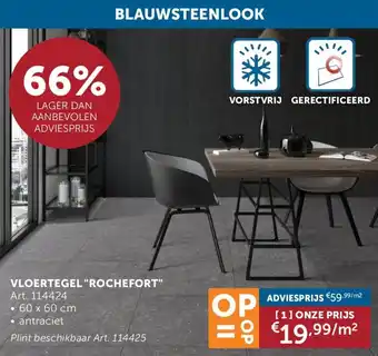Zelfbouwmarkt Vloertegel Rochefort aanbieding