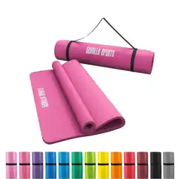Decathlon Yogamat Deluxe - Fuchsia 190 x 100 x 1,5 cm - Yoga Mat aanbieding