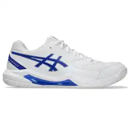 Decathlon Tennis En Padelschoenen Heren - ASICS Gel Dedicate 8 PADEL - White/Dark Cobalt aanbieding