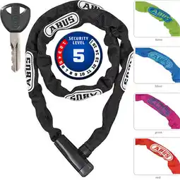 Decathlon Kettingslot Steel-O-Ketting 5805K/75 Zwart aanbieding
