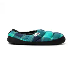 Decathlon Nuvola unisex slippers in turquoise en blauw met rubberen zolen aanbieding