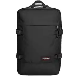 Decathlon Rugzak Eastpak Travelpack 42L zwart veelzijdig en vegan aanbieding
