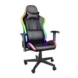 Electro Depot Gaming-stoel TRUST GAMING Rizza LED Zwart aanbieding
