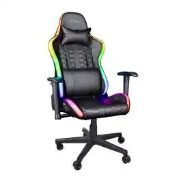Electro Depot Gaming-stoel TRUST GAMING Rizza LED Zwart aanbieding