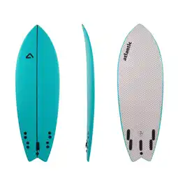 Decathlon Surf Softboard - Whale - Crocodile Skin + Soft IXPE - 6'4 x 21 x 2,5'' - 47L aanbieding