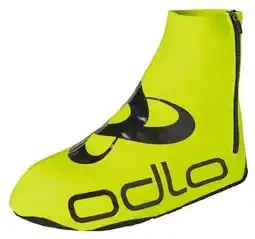 Decathlon Odlo ZeroWeight Shoe Covers Fluorescent Yellow / Black aanbieding