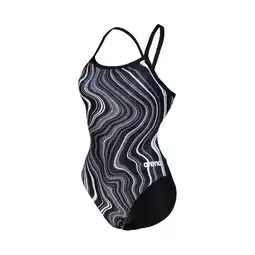 Decathlon Dames zwempak uit 1 stuk Arena Marbled aanbieding
