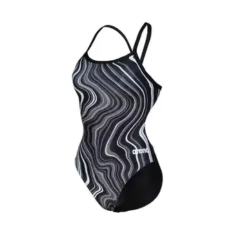 Decathlon Dames zwempak uit 1 stuk Arena Marbled aanbieding