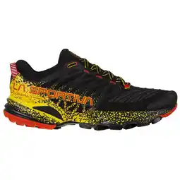 Decathlon Trailschoenen Heren - LA SPORTIVA Akasha II - Black/yellow aanbieding